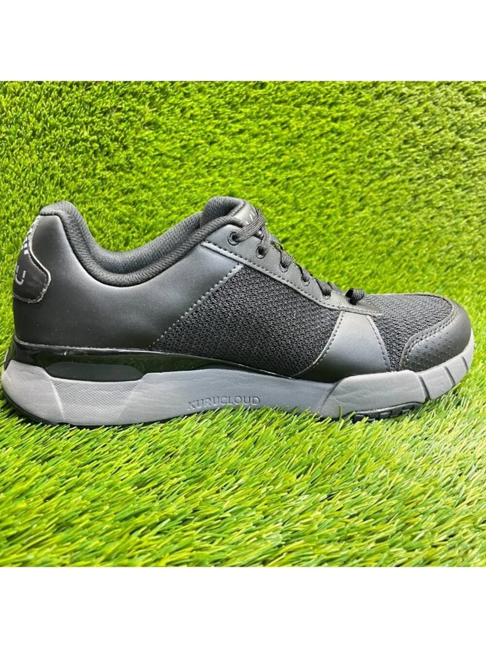 Kuru Quantum 2.0 Mens Size 11E Jet Black Gray Athletic Running Shoes Sneakers